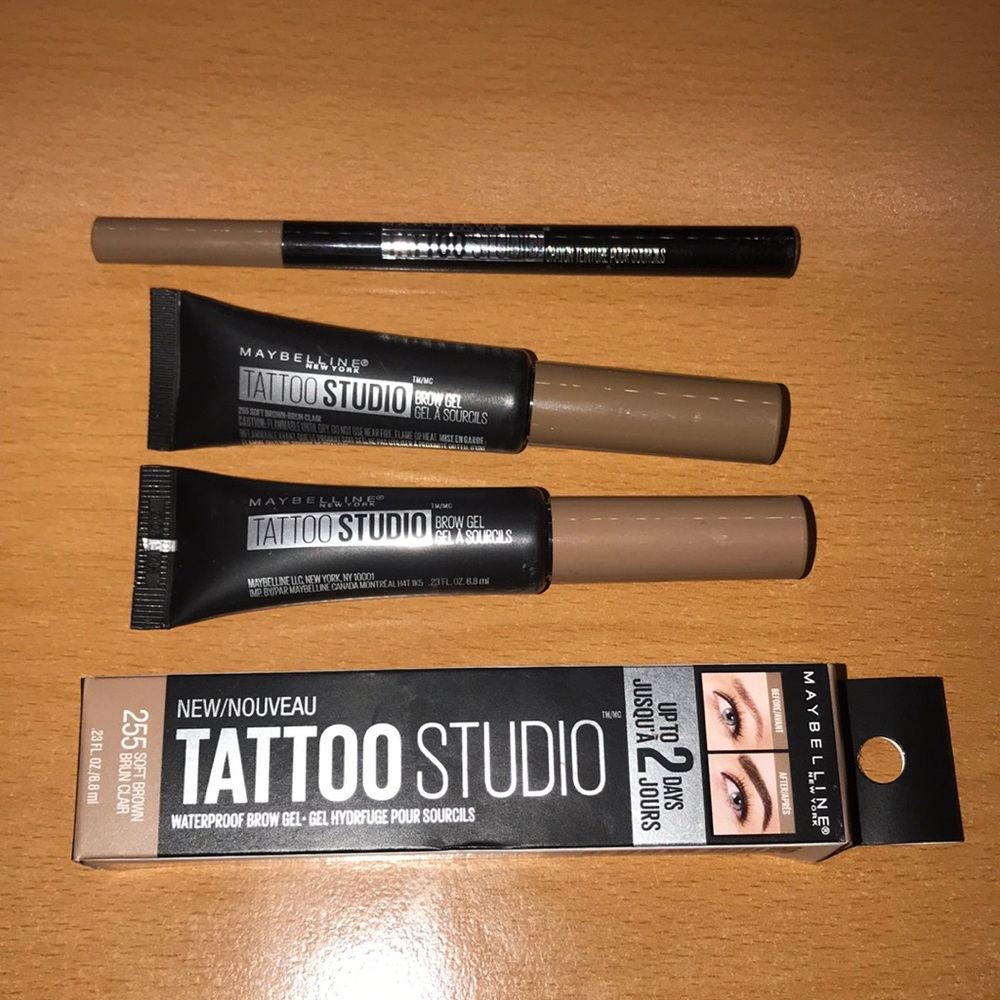 Tattoo studio bundle!! 3 brow gels and tint pen